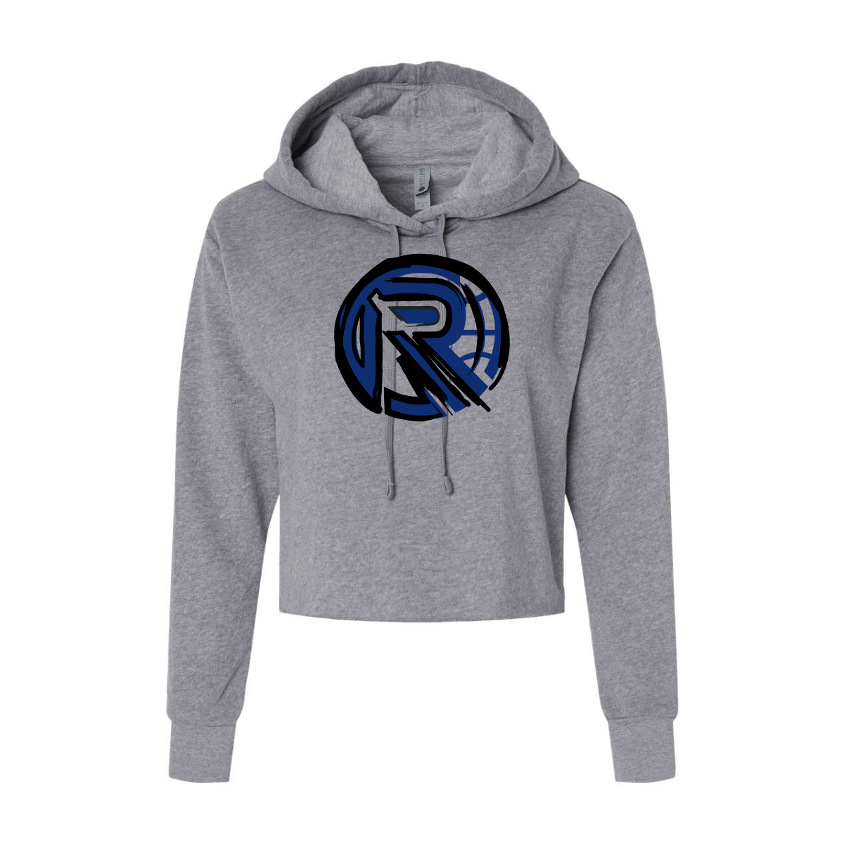 CroppedHoodieHeatherGrey-CustomRBlue