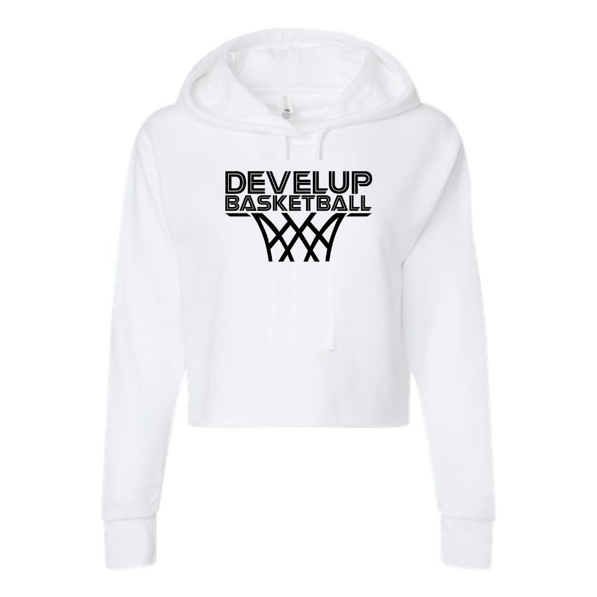 DEVELUP Net Cropped Hoodie