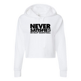 Never Satisfied Cropped Hoodie